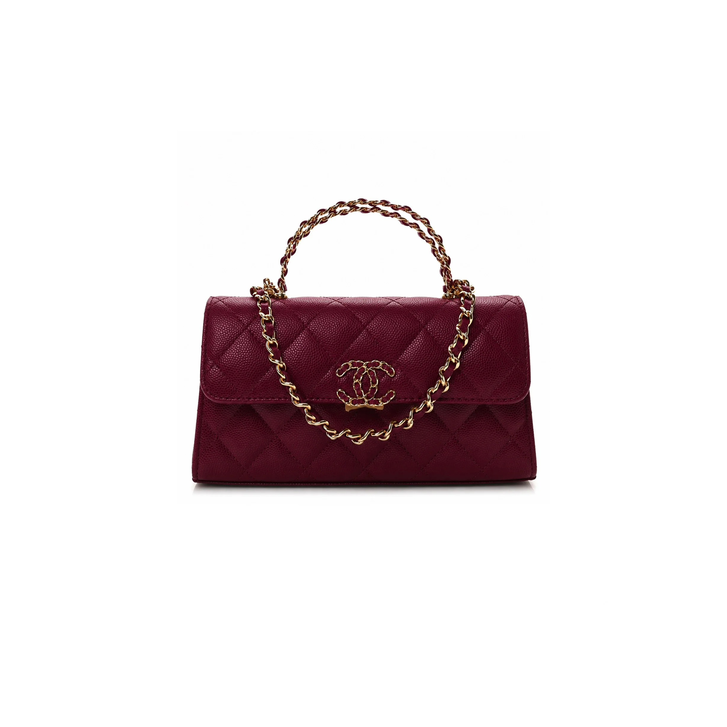 CHANEL 25S TOP HANDLE KELLY CLUTCH (19*10*4.5cm)